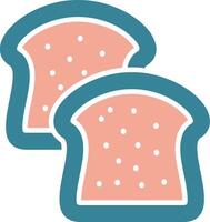 Toast Simplified Style Glyph vector