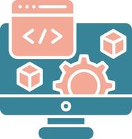 Software Futuristic UX Form vector