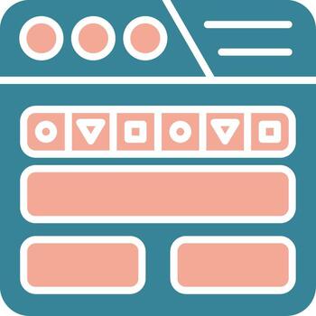 Navigation Bar Unified UX Form vector