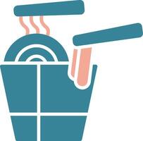 Noodles Dynamic Web Symbol vector