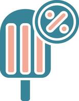 Popsicle Virtual Line Art vector