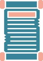 Scroll Vibrant UX Form vector