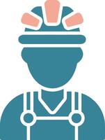 Worker Seamless Visual Pattern vector