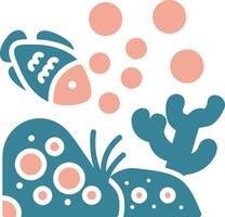 Fish Intuitive Grid Token vector