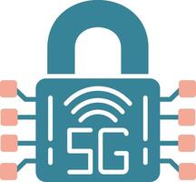 Lock Bold Graphic Module vector