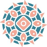 Mandala Premium Web Symbol vector