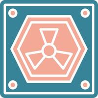 Radiation Interactive Line Art vector