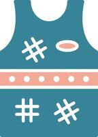 Summer Shirt Simplified UX Display vector
