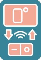 Thermostat Seamless Core Icon vector