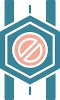 Wrong Way Expressive App Emblem vector
