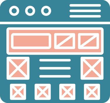 wireframe Dynamic Symbol Sketch vector