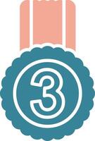 3rd Prize Bold UI Stamp vector