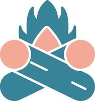 Bonfire Colorful System Element vector