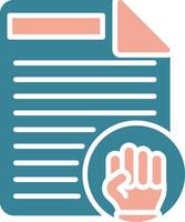 Protest Virtual Symbol Sketch vector