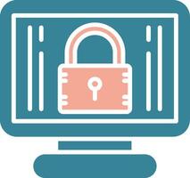 Security Streamlined Flat Badge vector