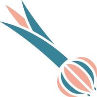 Spring Onion Expressive App Emblem vector