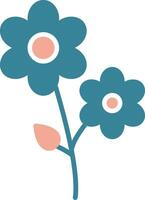Flower Intuitive Icon Fragment vector
