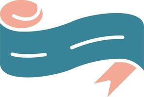 Folded Ribbon Vibrant UX Form vector