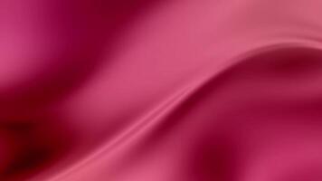 Elegant Pink and Rose Satin Fabric Loop, Flowing Silky Magenta Liquid Abstract Background video