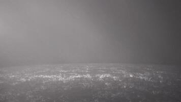 Dust Rain, Rain Splashes, Heavy Rain On The Black Background video