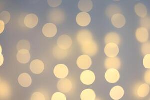 Warm bokeh lights create an inviting atmosphere for festive gatherings and celebrations photo