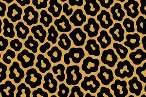 Retro Style Jaguar Print Seamless Pattern vector