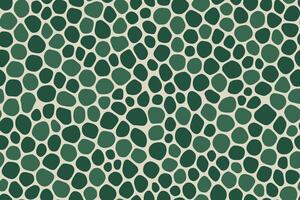 Seamless Green Gecko Skin Pattern with Organic Spots vector