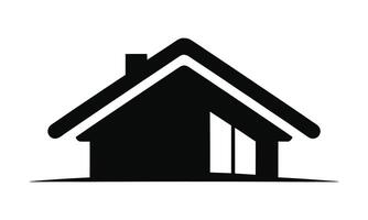 Abstract geometric shape home design silhouette vector