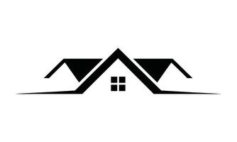 Abstract geometric home silhouette vector