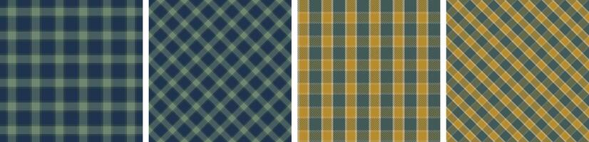 Gingham design seamless pattern for fashion textile vector