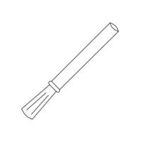 Illustration of Stick Designs in Clean Line Art Style. hand drawing vector