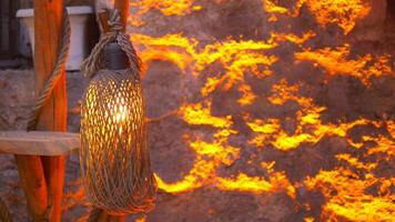 Cozy rustic lighting design for warmth video