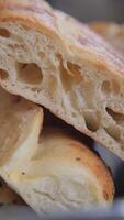 Freshly baked bread with perfect texture and flavor video