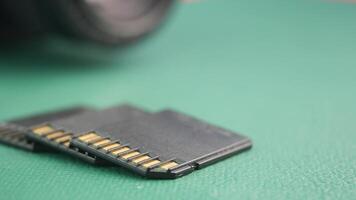 Using memory cards for digital storage and photography video