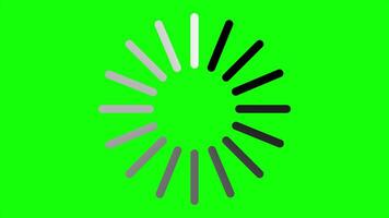 Loading circle animation. Round loading animation. White gradient dotted round loading. Loading animation, video