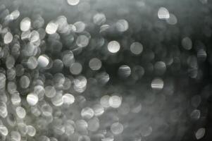 Abstract Silver Background with Light Bokeh for Creative Design photo