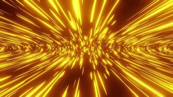 Gold space journey VJ loop 4K backround video