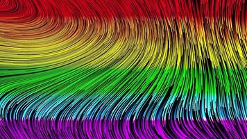 Pride colored wave texture background loop 4K background video