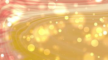 Golden light background with bokeh effect video