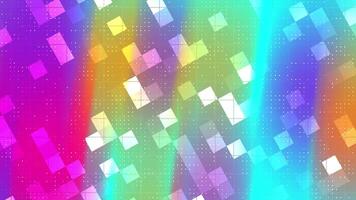 Abstract background with colorful squares video