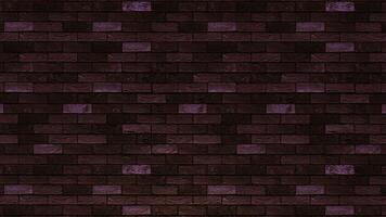 a brick wall with purple squares on it photo