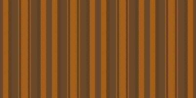 Sreeting texture textile seamless, stage stripe fabric. Kutside lines vertical background pattern in orange color. vector