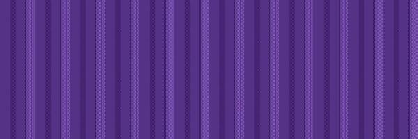 Straight background stripe lines, repetition textile pattern. Perfection seamless texture fabric vertical in violet and amethyst colors. vector