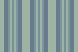 Tlanket pattern textile texture, 1970s background seamless. Cingle lines fabric stripe vertical in slate gray and light colors. vector