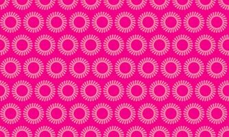 Vibrant pink sunburst pattern. Perfect for textiles, website backgrounds, or playful branding. This graphic design features a repeating geometric motif, offering a cheerful and energetic aesthetic. vector