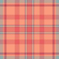 Subtle peach and coral plaid pattern. Perfect for textile design, fashion, or website backgrounds. A sophisticated and versatile texture, evoking warmth and comfort. vector