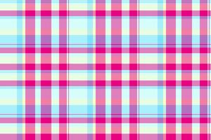 Vibrant pastel plaid pattern. Perfect for textile design, websites, or packaging. This cheerful, seamless texture evokes feelings of spring and joy. Ideal for projects needing a fun, feminine touch. vector