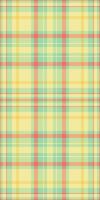 Rectangle tartan textile pattern, close up seamless plaid check. Irish fabric texture background in yellow and light colors. vector