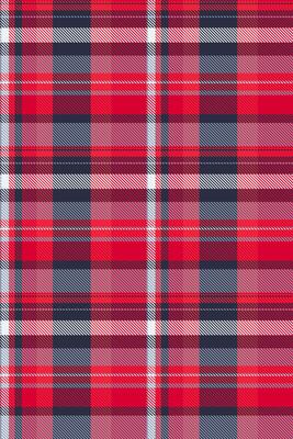Vibrant red, navy, and white plaid pattern. Perfect for textile design, fashion, or website backgrounds. This classic check texture evokes feelings of warmth, comfort, and tradition.