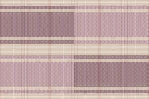 Symmetry check tartan fabric, countryside seamless texture plaid. Advertisement textile pattern background in light and pink colors. vector